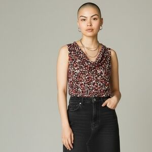 Kasper Women's Sleeveless Cowl Neck Top